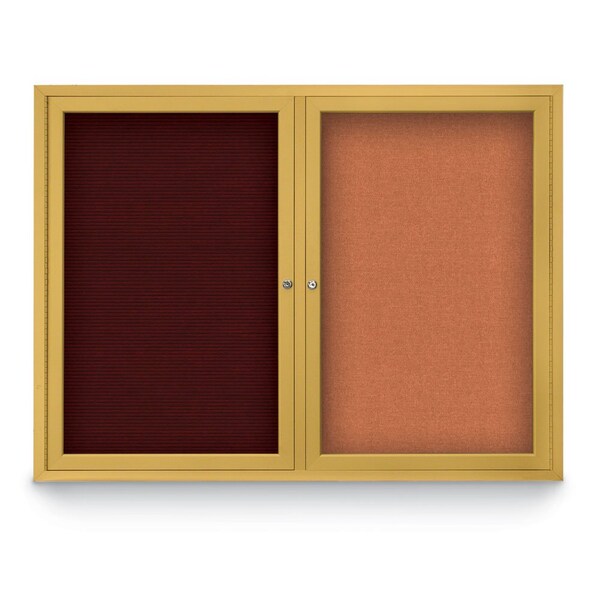Corkboard, Pearl/ Blck, 24" x 36"